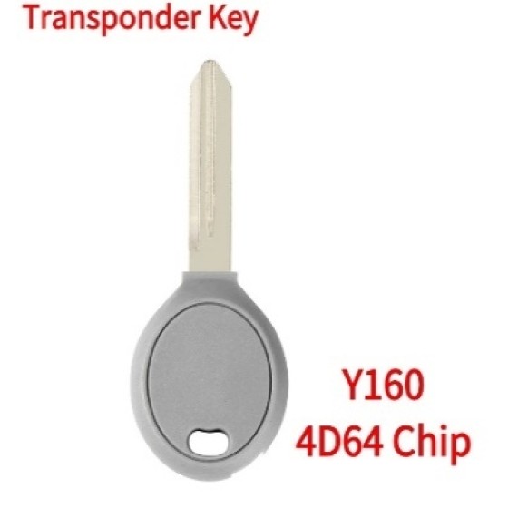 Chrysler/ Dodge/ Jeep Y160 Transponder Key (4D64)(Aftermarket chip/OEM chip )(No logo)